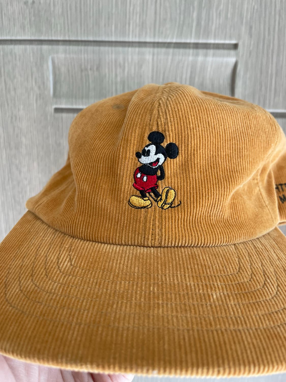 White Blank 코듀로이 미키 캡 상품이미지5