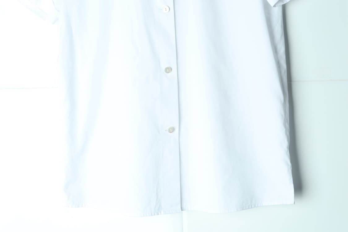 W(S) 타임 반팔 카라 티셔츠 셔츠 흰색 한섬-H33298 상품이미지4