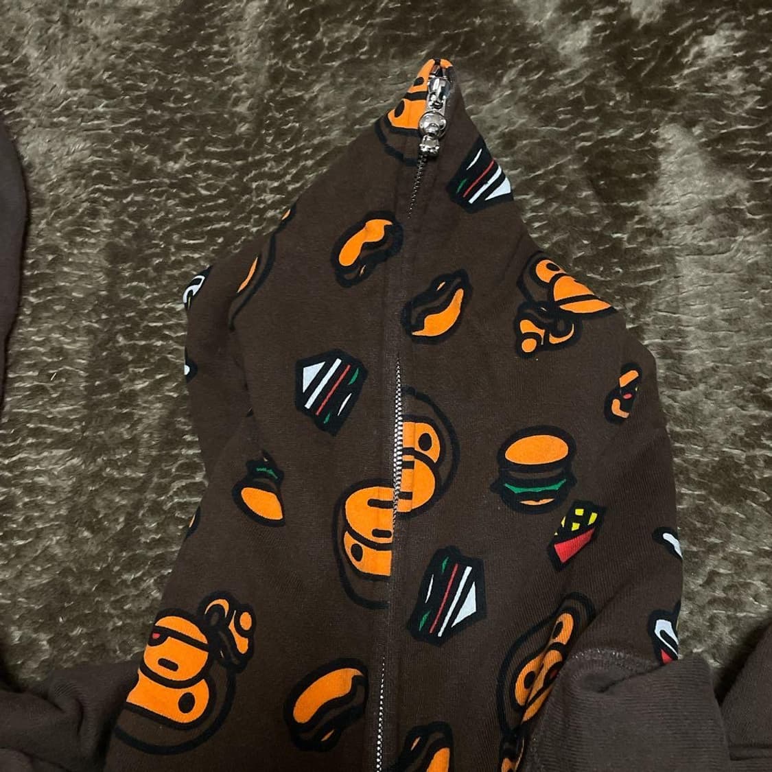 베이프 마일로 모노그램 후드집업 상품이미지9