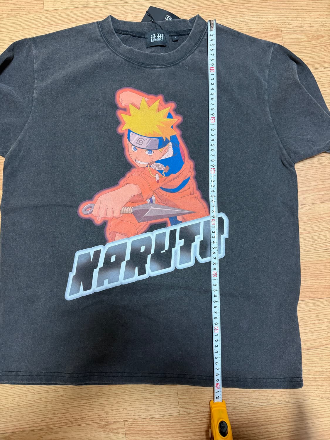 나루토 피그먼트 티셔츠 라지 새상품 상품이미지3