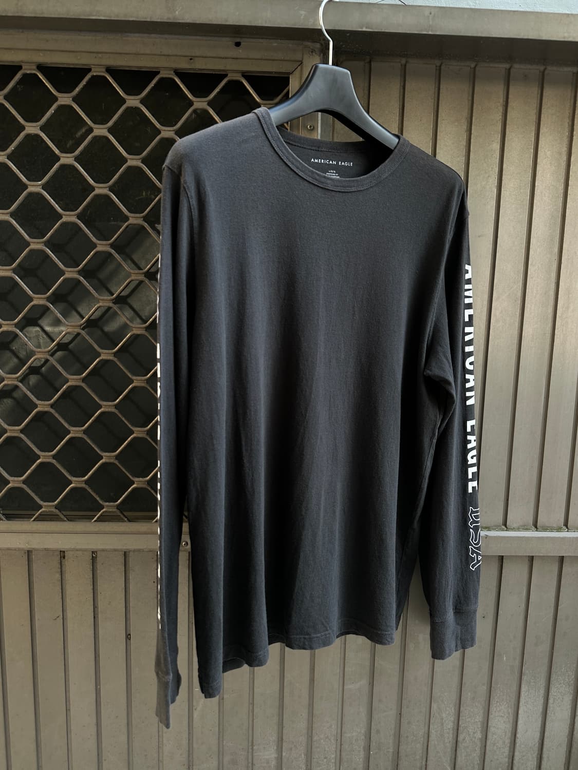 AMERICAN EAGLE 소매 레터링 롱슬리브 상품이미지4