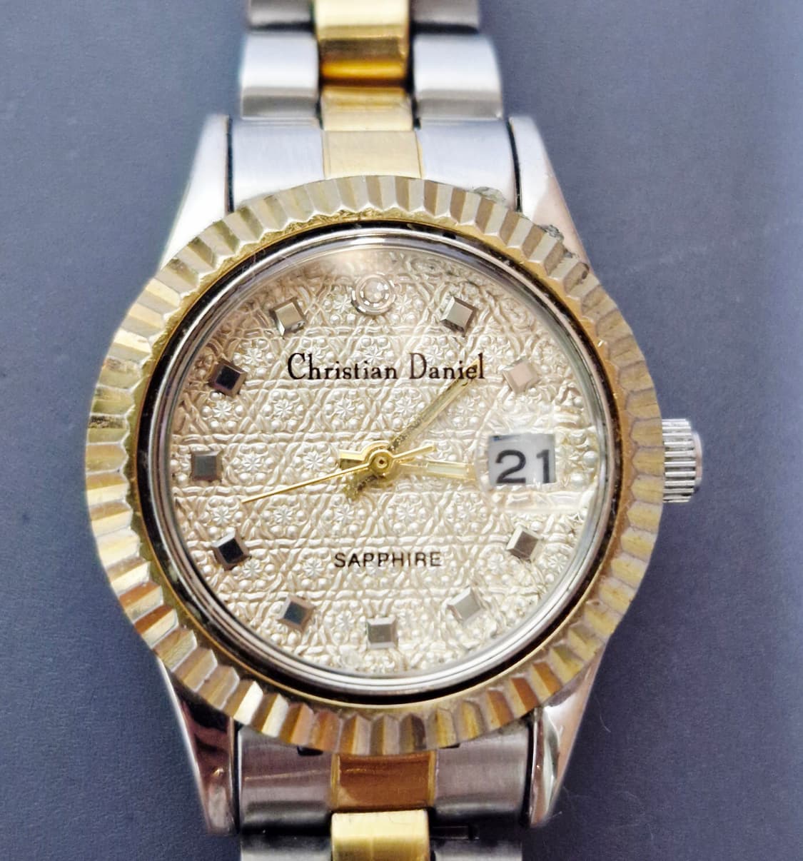 크리스찬 다니엘 여성용 콤비 시계 상품이미지1