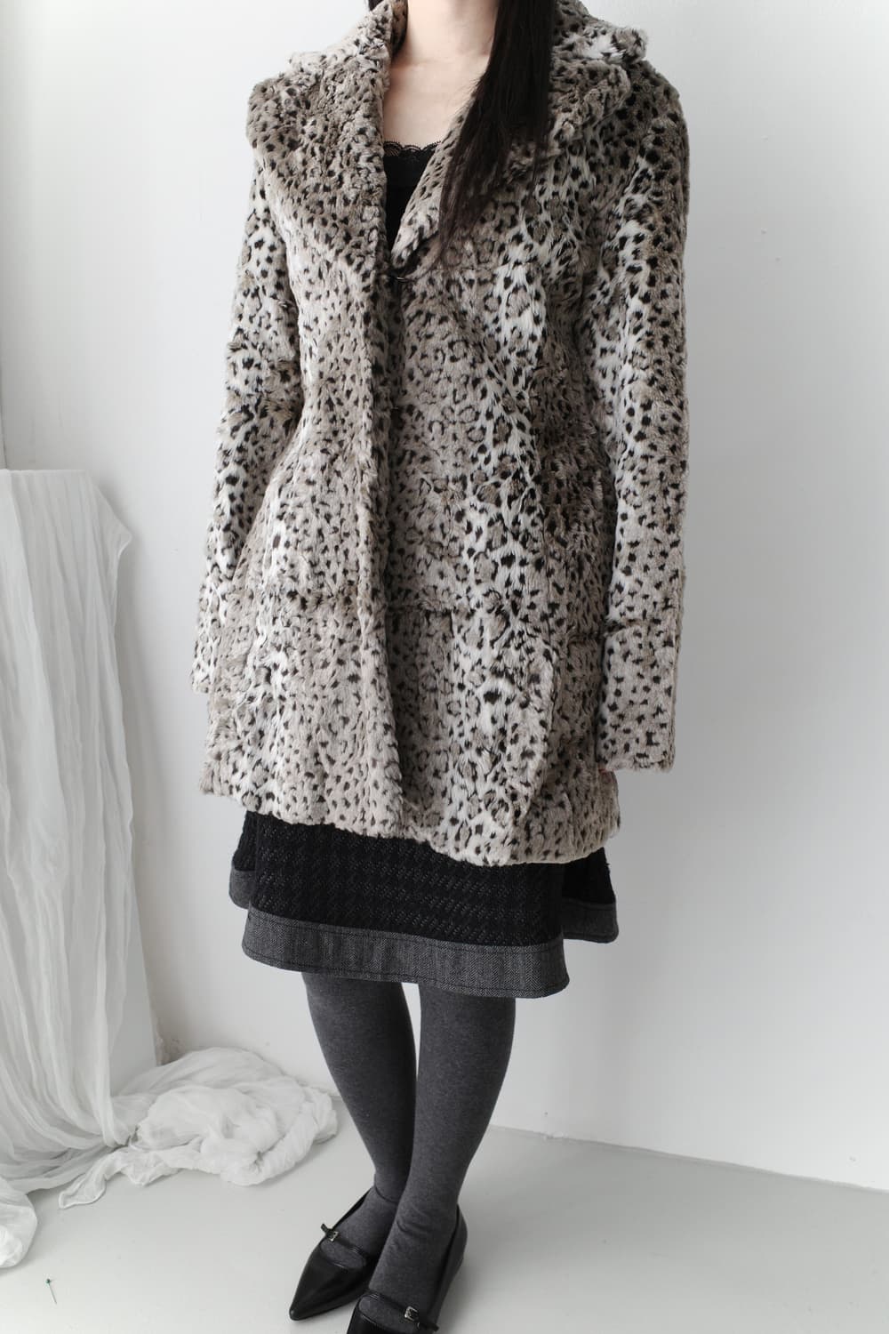 tomboy) leopard fur jacket 상품이미지7