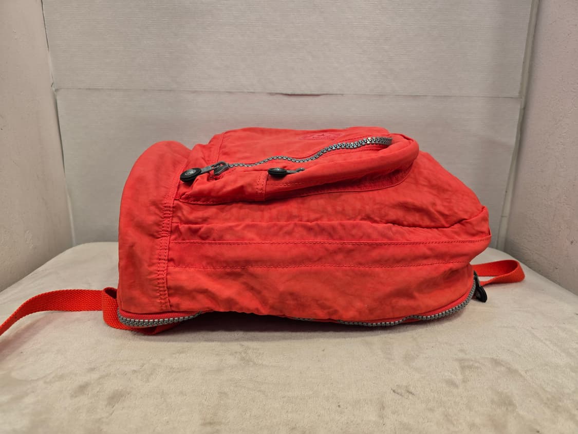 키플링 빅사이즈 코랄색 확장형 백팩 상품이미지3