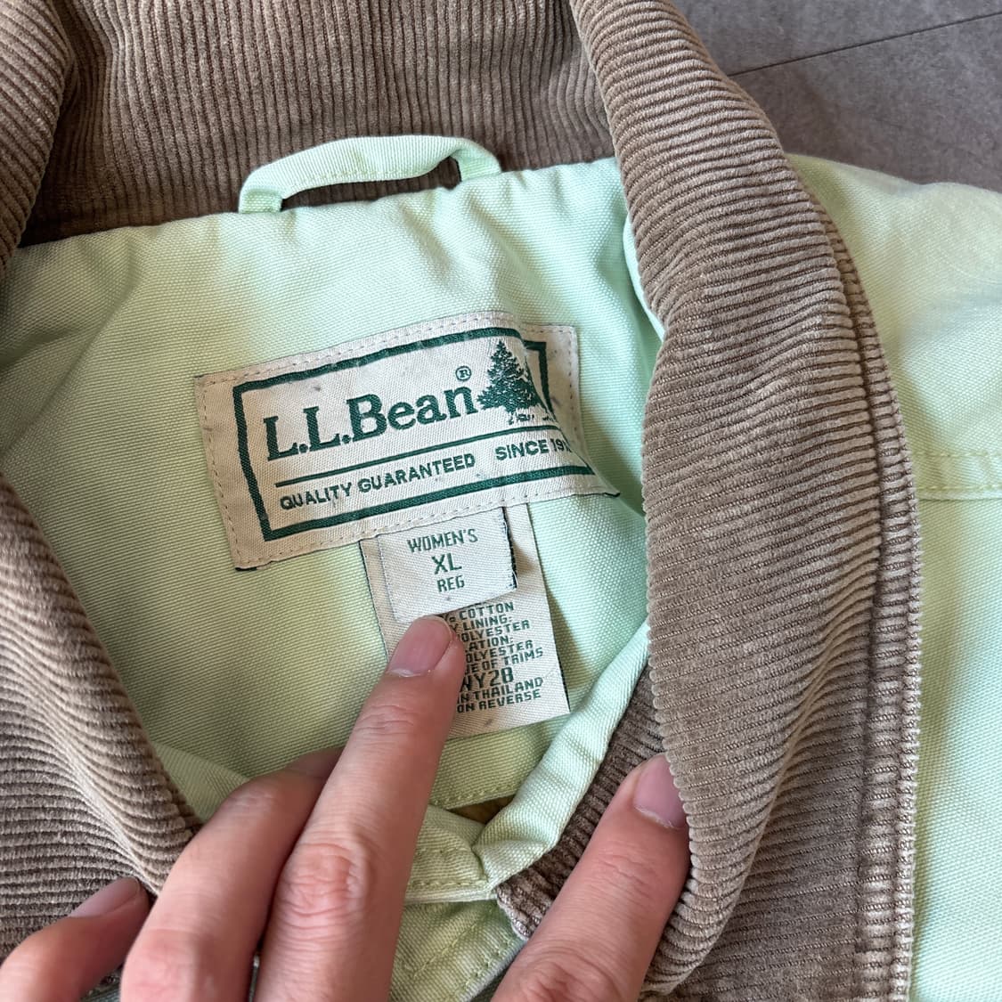 L.L.bean 엘엘빈 민트 헌팅 자켓 상품이미지5