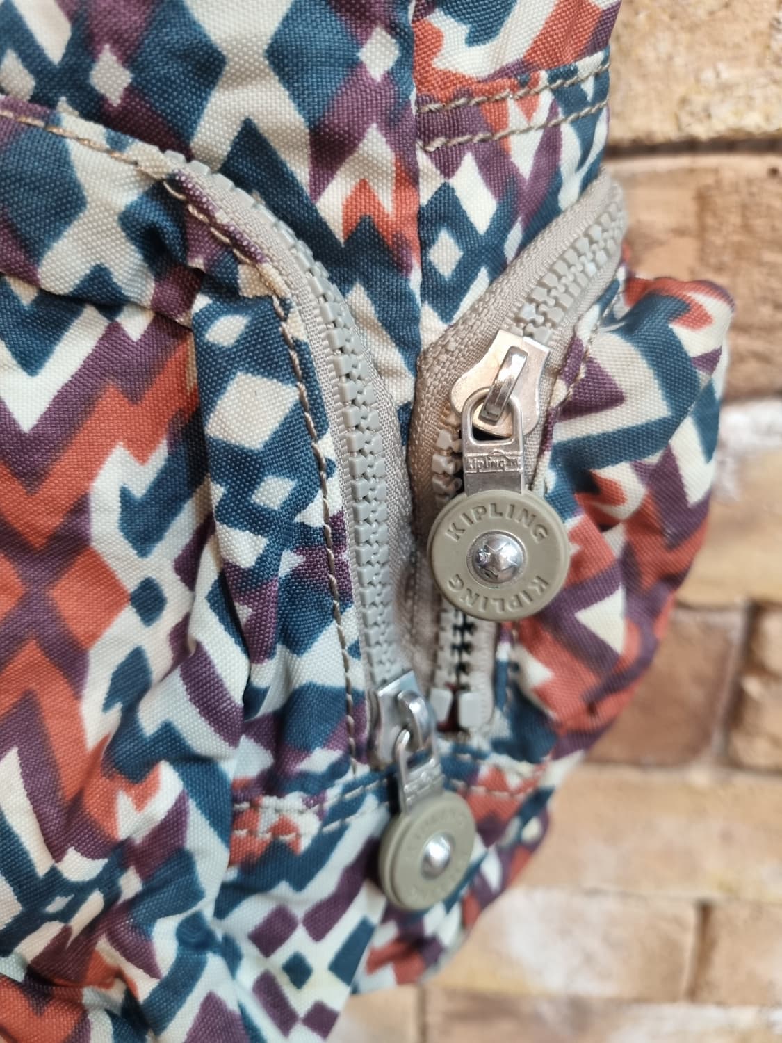키플링 패턴 백팩 상품이미지5
