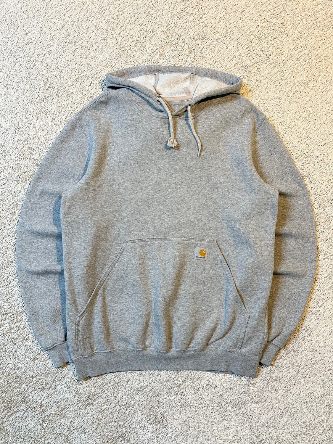 칼하트 CARHARTT 미드웨이트 오리지널핏 기모 후드티 그레이 상품이미지1