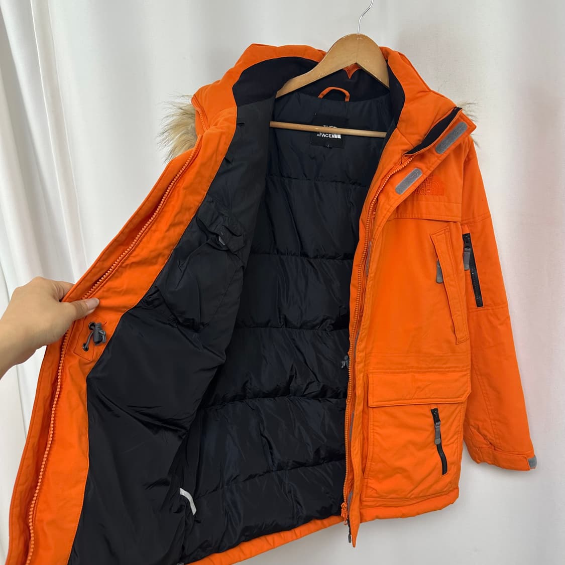 노스페이스 남자 거위털 패딩점퍼 100 L  WLE 상품이미지7