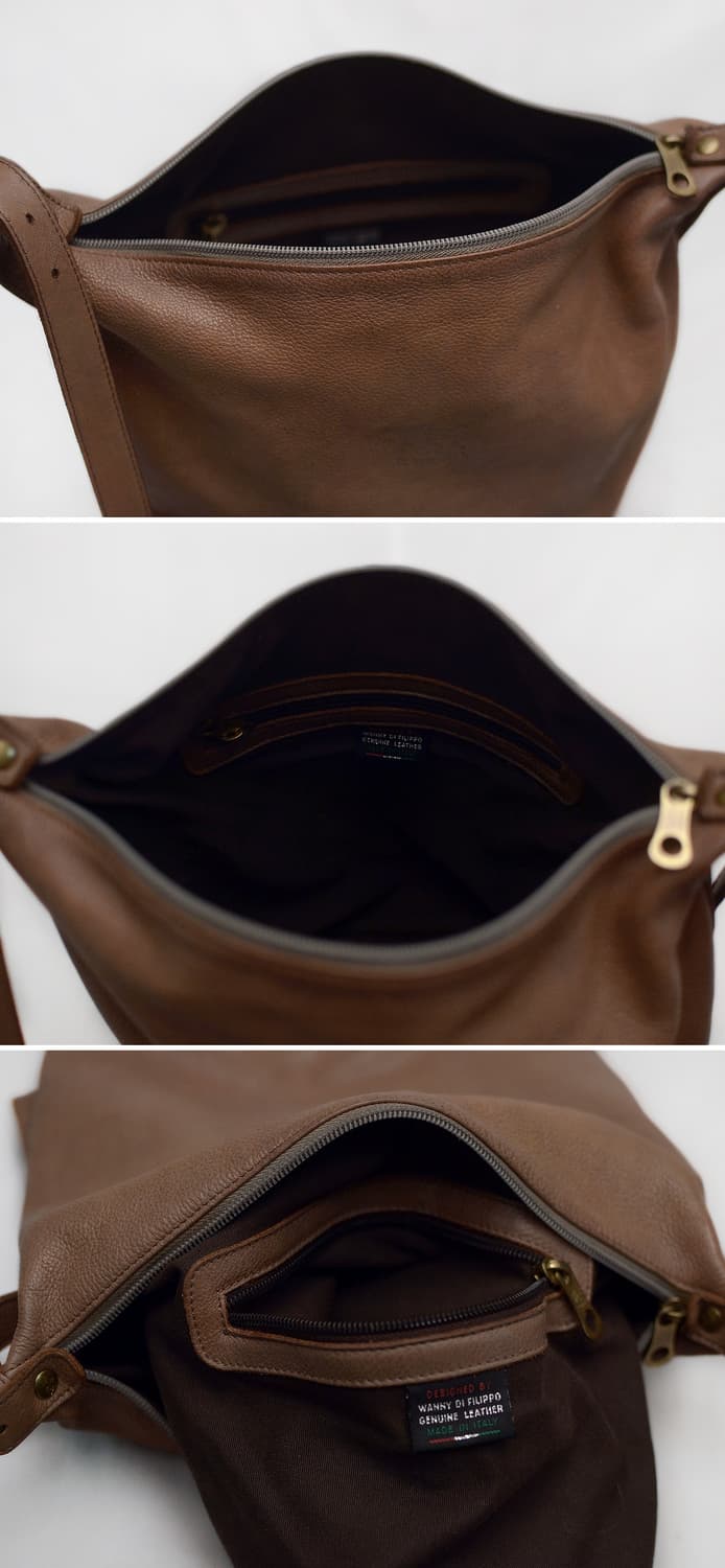 일비종떼 풀그레인 레더 클래식 가죽 버킷백 (숄더.크로스) 상품이미지7