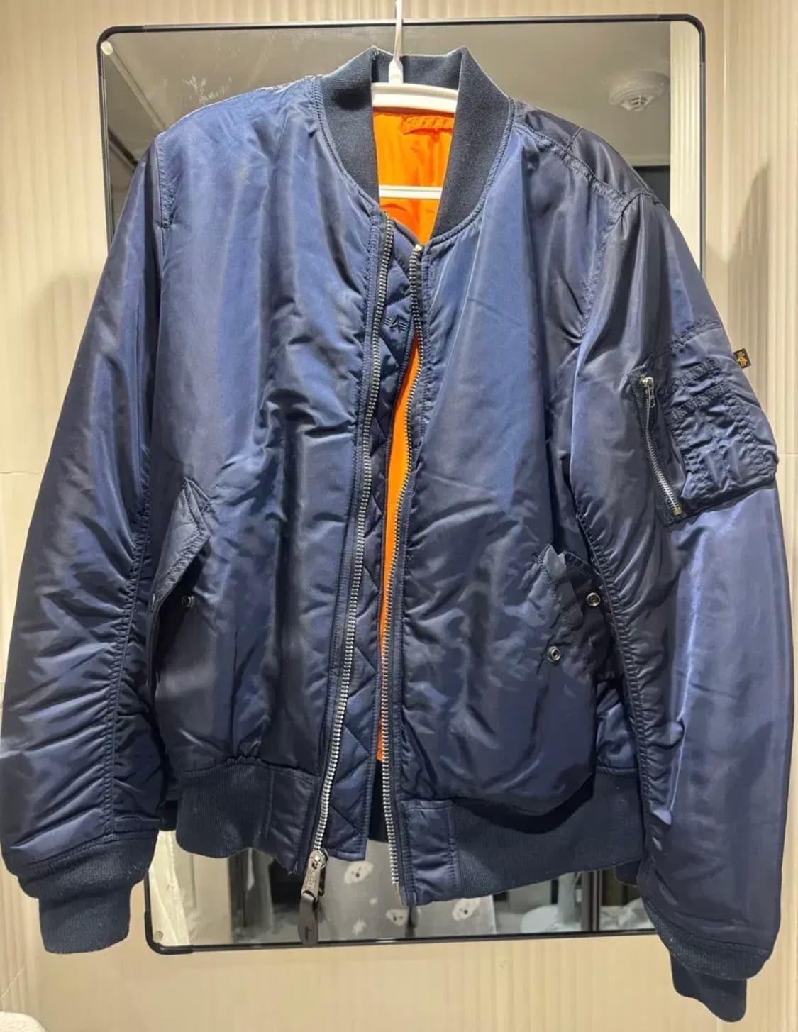 알파인더스트리 MA-1 네이비 XL 상품이미지1