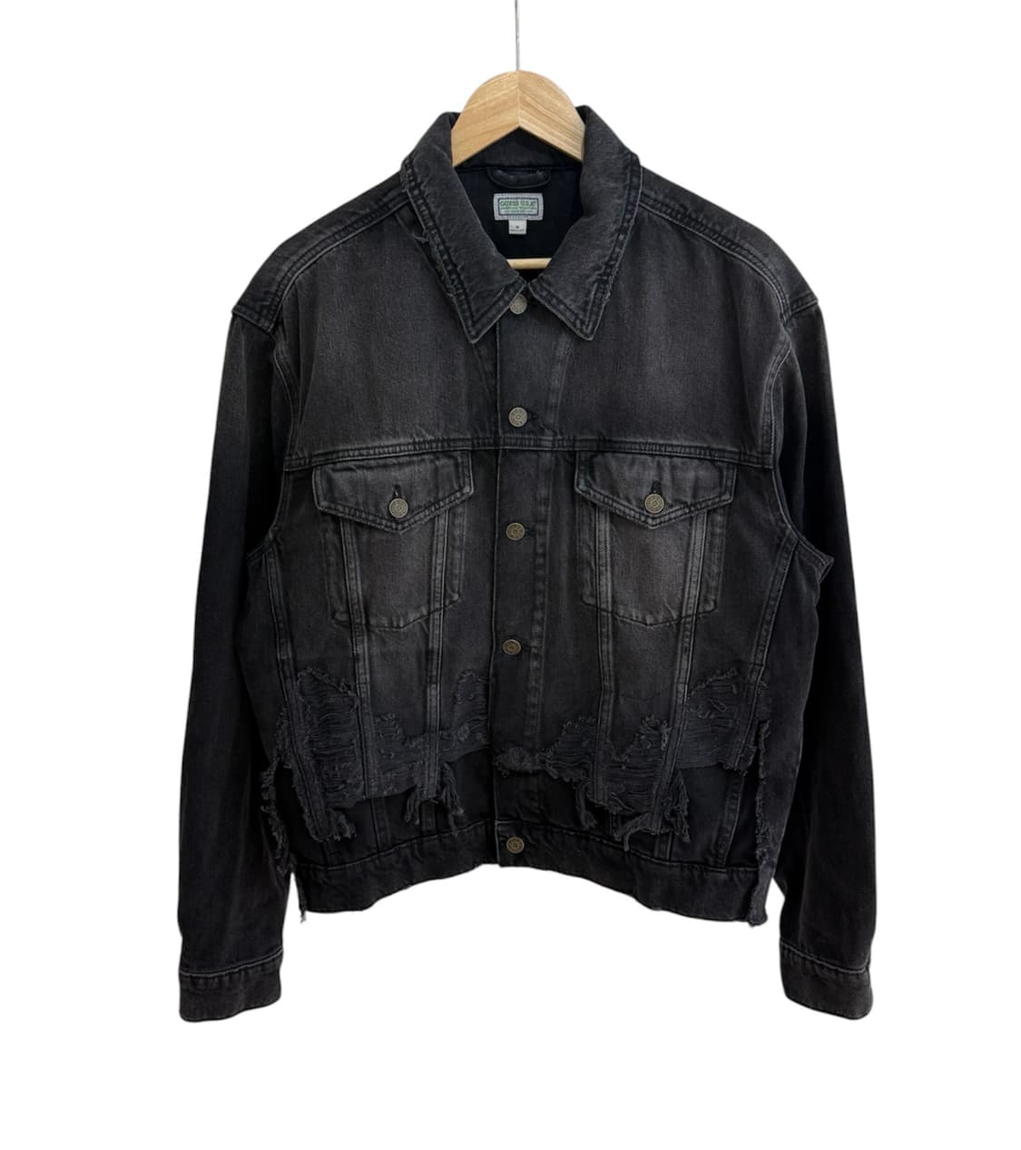 게스 USA 디스트레드 데님 자켓 상품이미지1