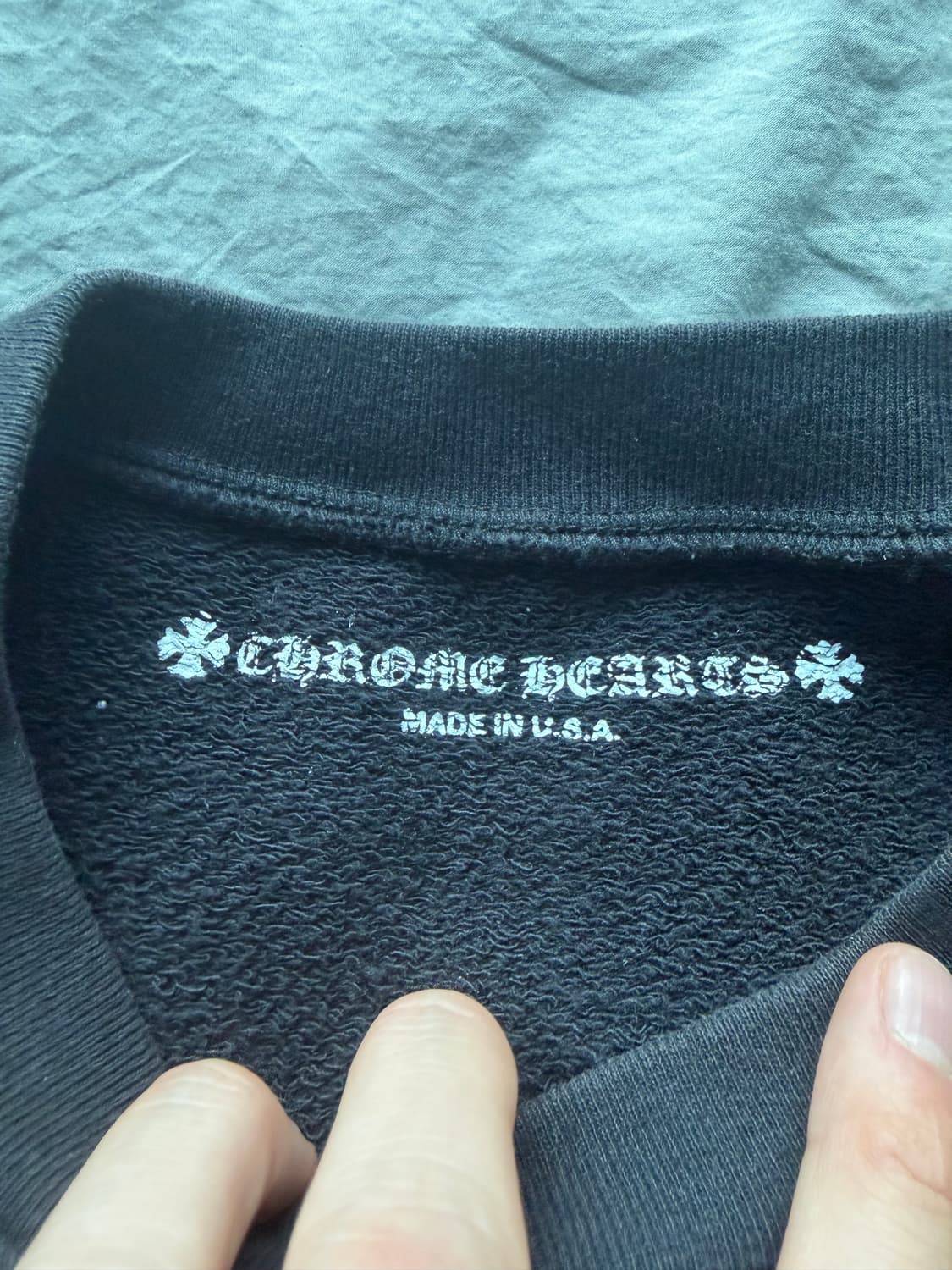 [L] 크롬하츠 매티 보이 크루넥 스웨트 블랙 상품이미지3