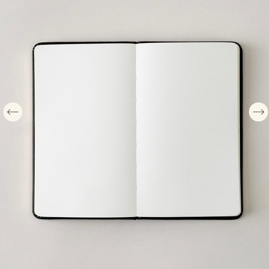 [새상품] 포인트오브뷰 노트 - 애플 저널 스몰 플레인 블랙 상품이미지2