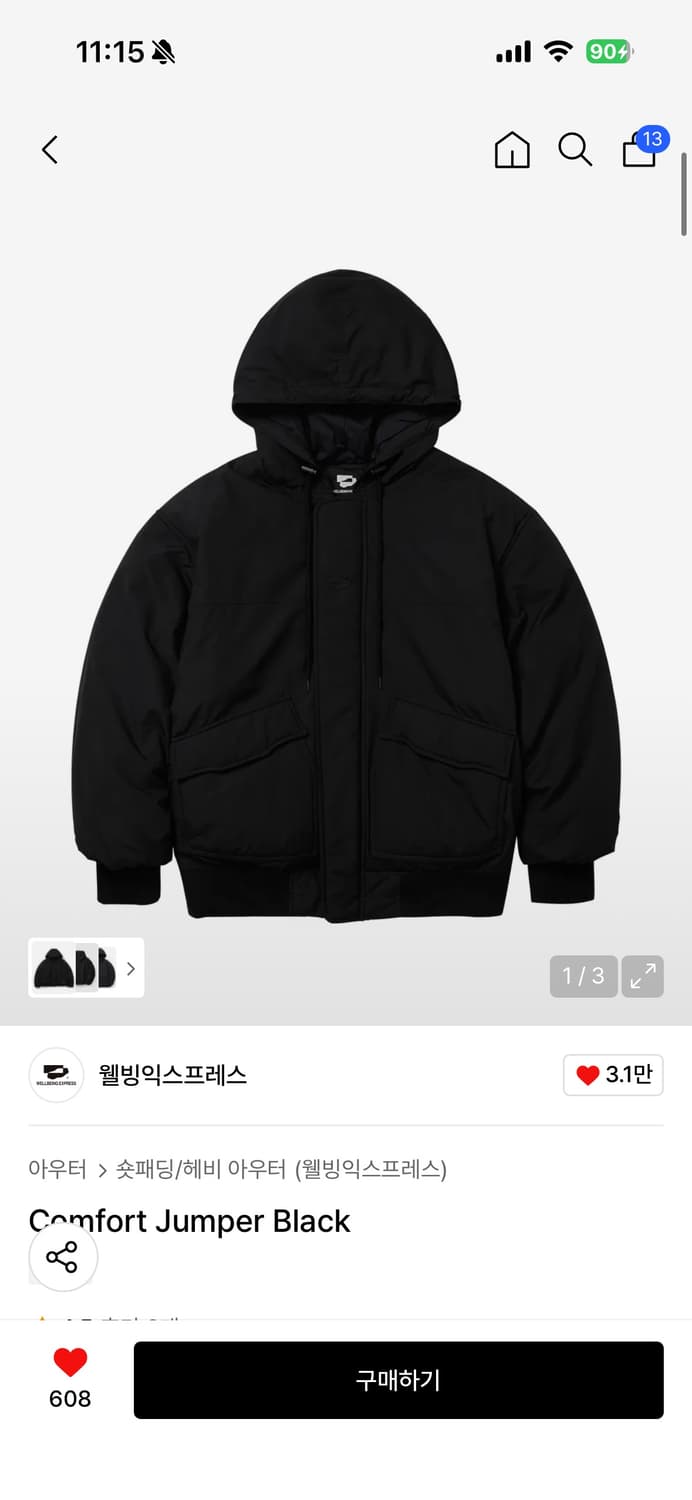 웰빙익스프레스패딩 상품이미지1