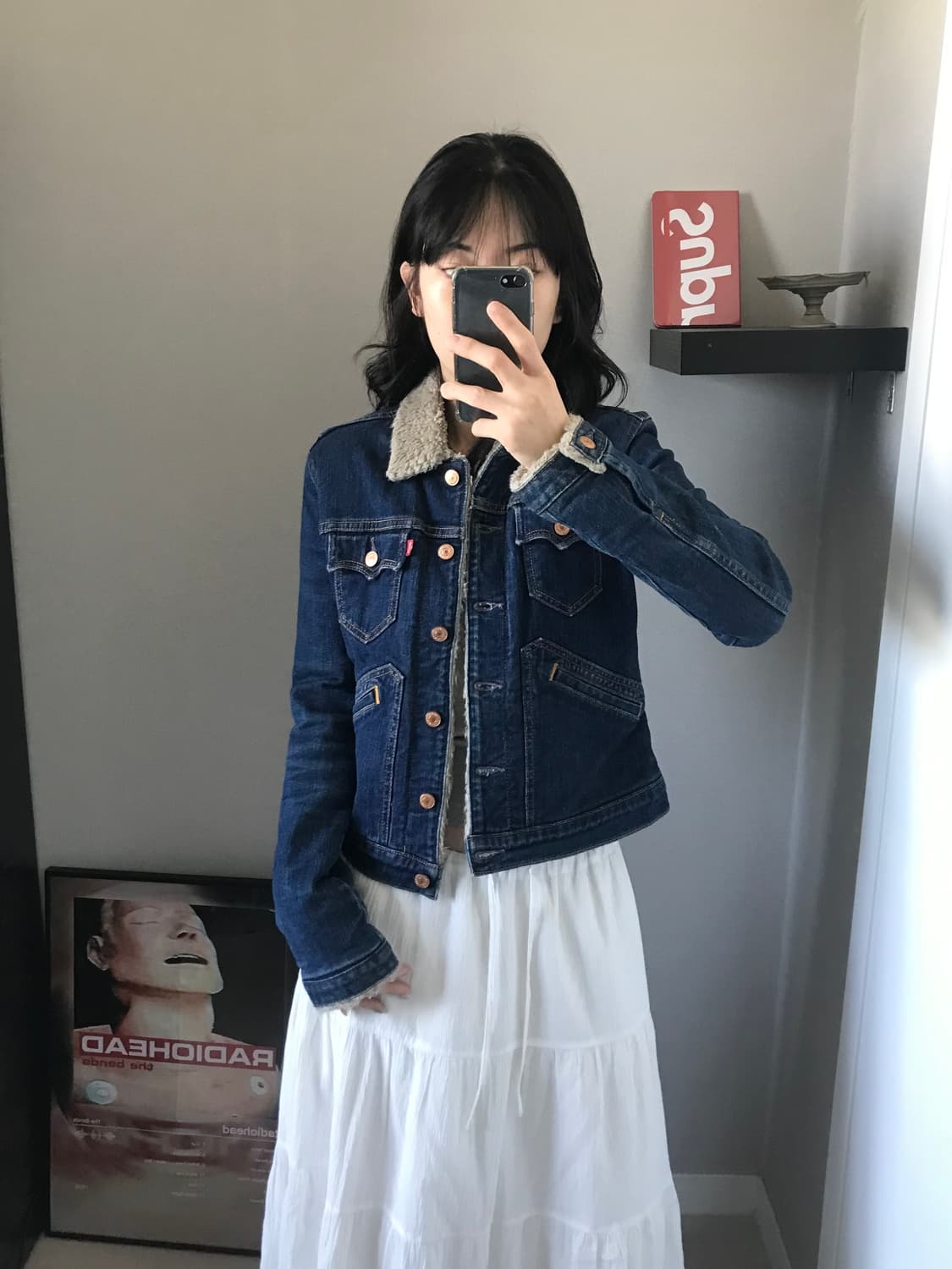 리바이스 진청 양털 쉐르파 자켓 상품이미지1