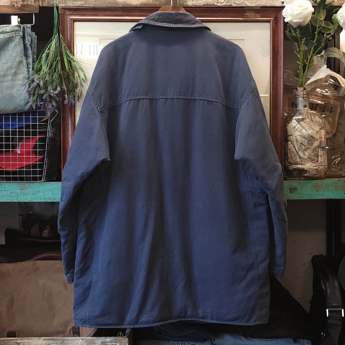 90s 제냐 헌팅자켓 초어코트 블루 L 상품이미지3