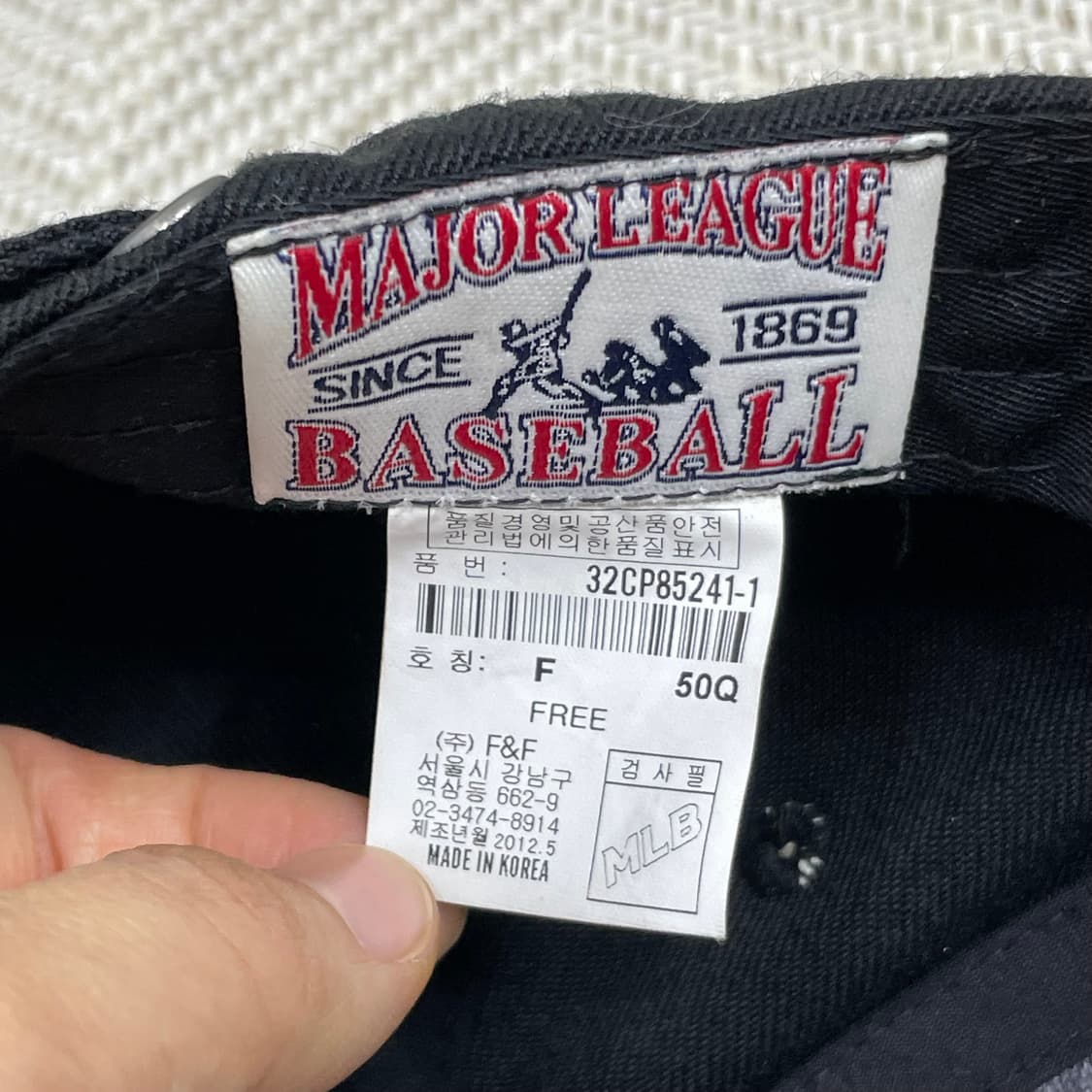MLB 뉴욕 양키스 볼캡 블랙 상품이미지3