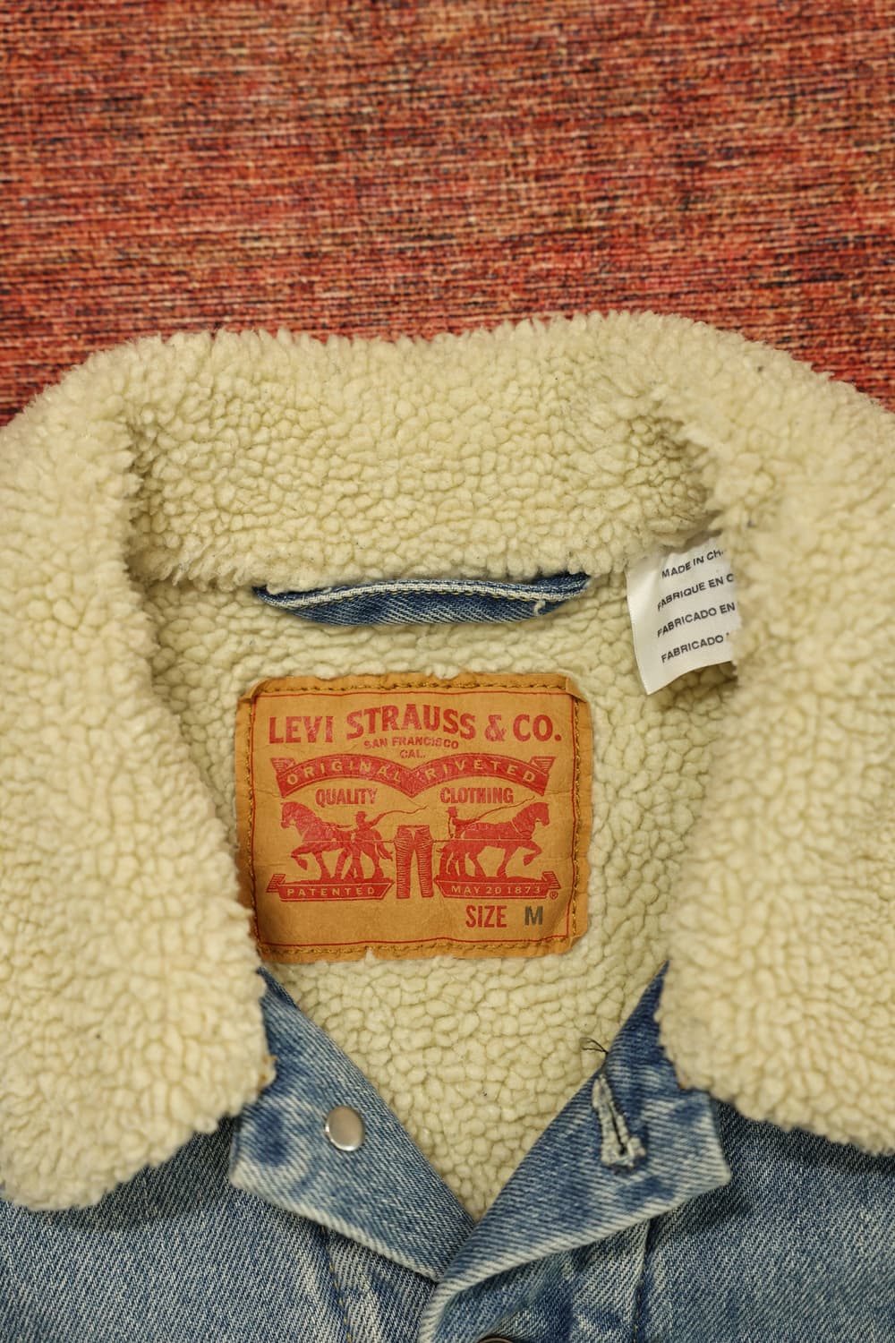 리바이스 3세대 쉐르파 데님자켓 판매 상품이미지6