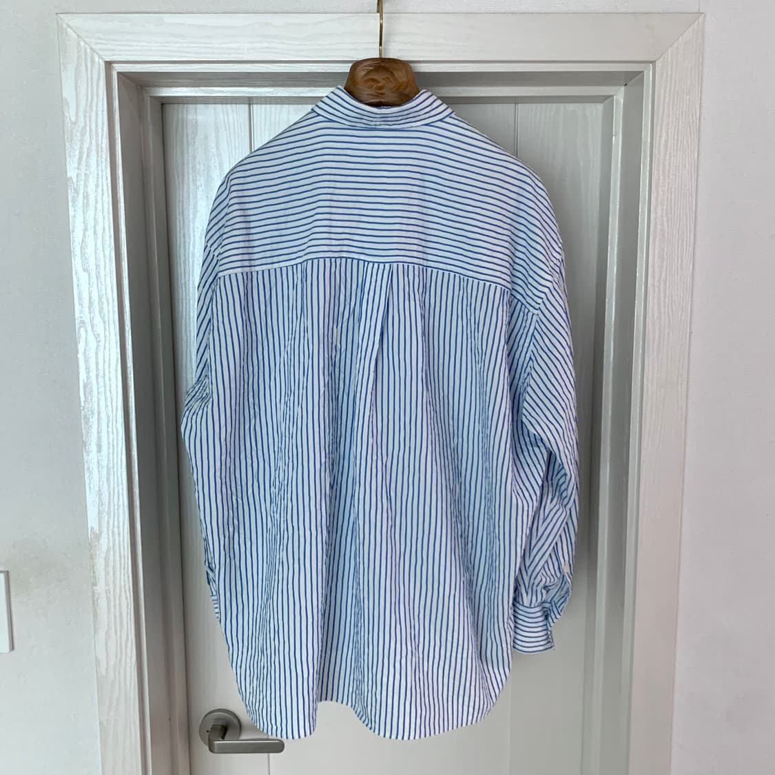 아워레가시 버로우드 크링클 셔츠 48사이즈 상품이미지3