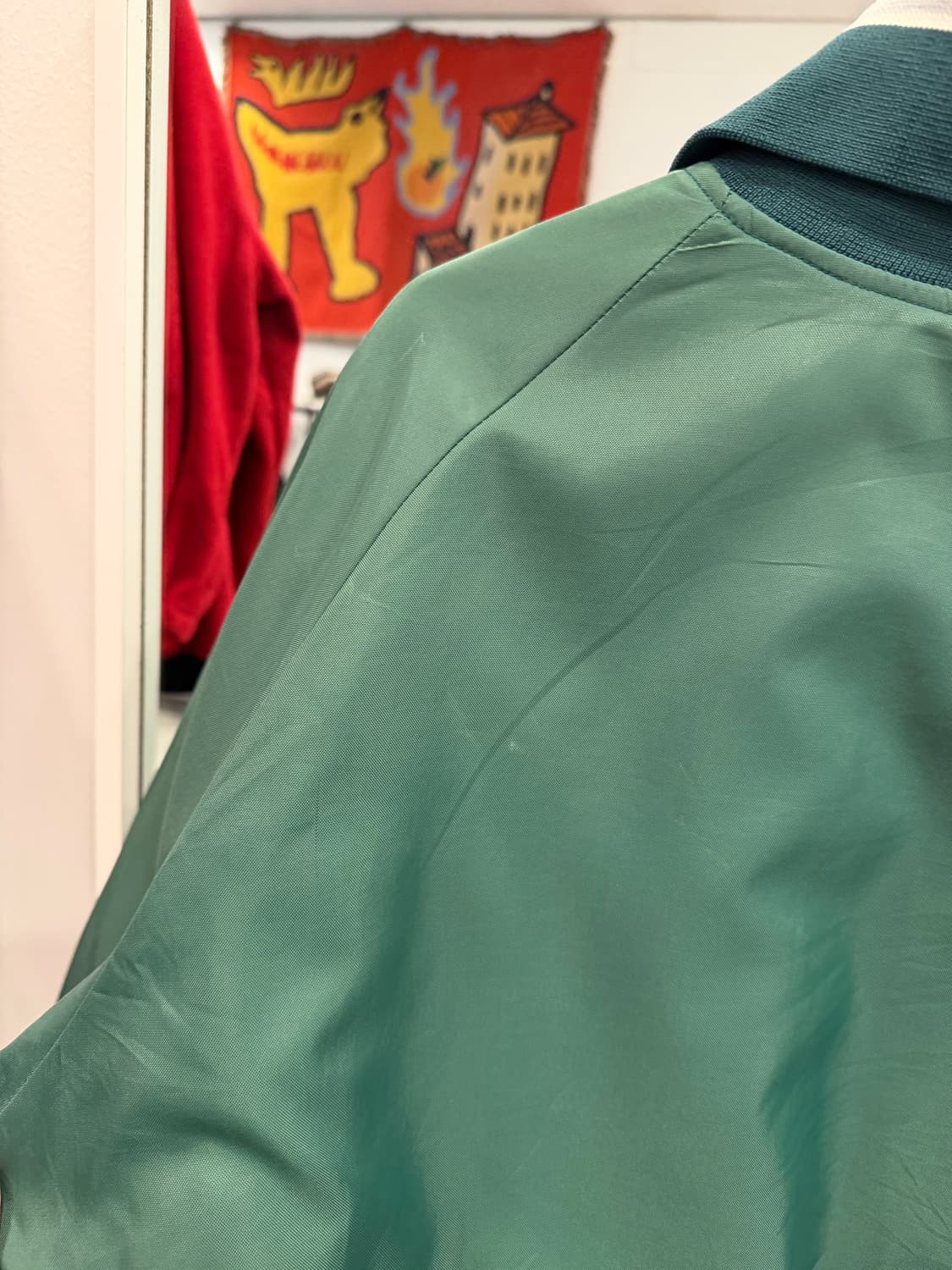 90s Nammet 빈티지 스타디움 새틴 자켓 (made in USA) 상품이미지6