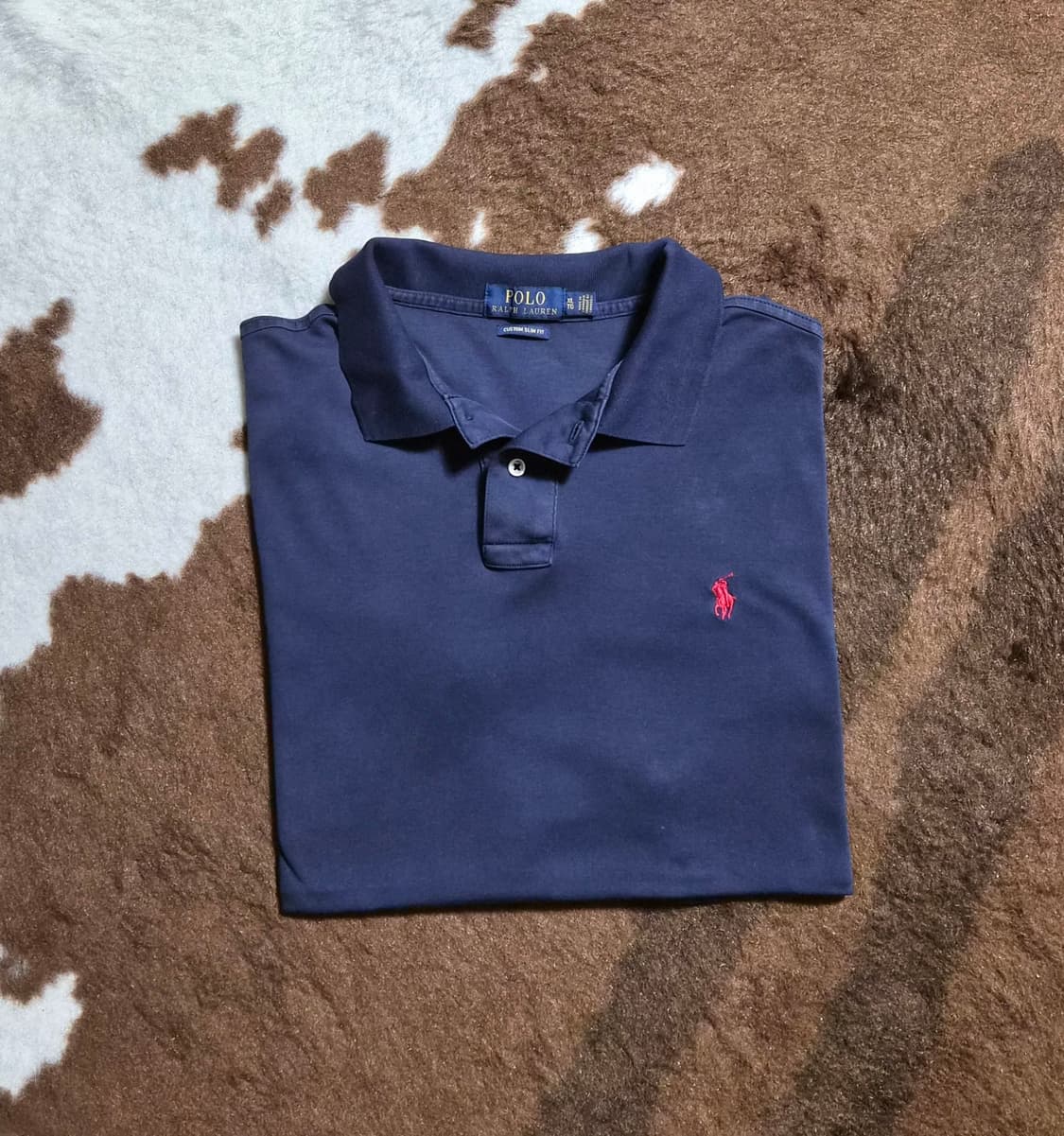 폴로 랄프로렌 남성용 반팔 피켓 셔츠(XL) 상품이미지3