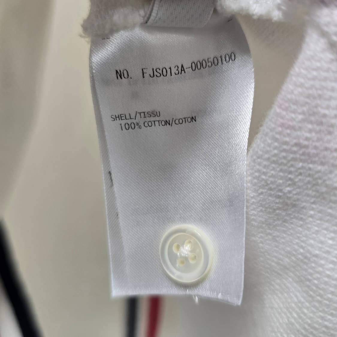 톰브라운 백삼선 여성 반팔 티셔츠 36사이즈 판매 상품이미지6