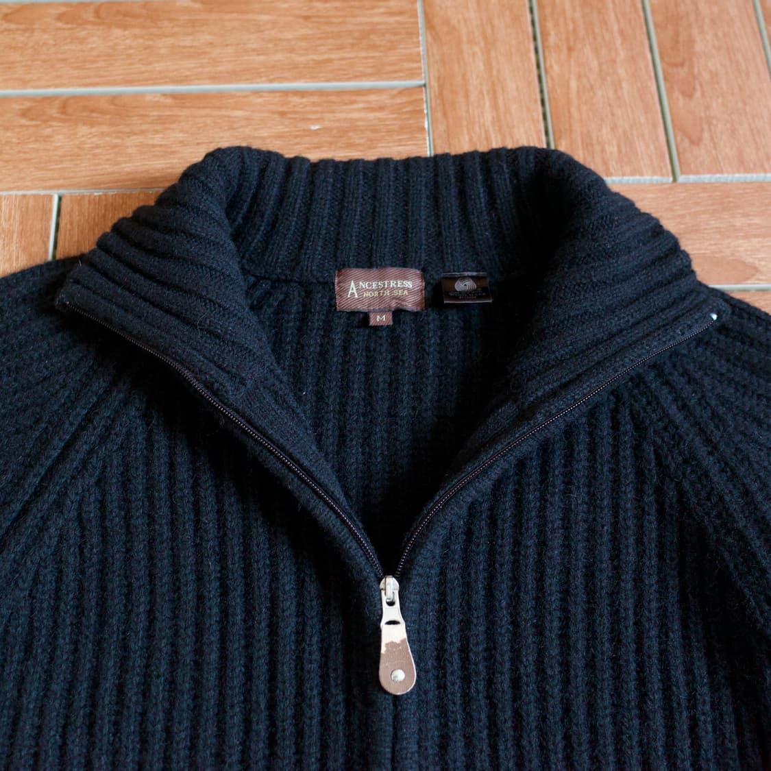 Ancestress wool knit zip-up cardigan 상품이미지4