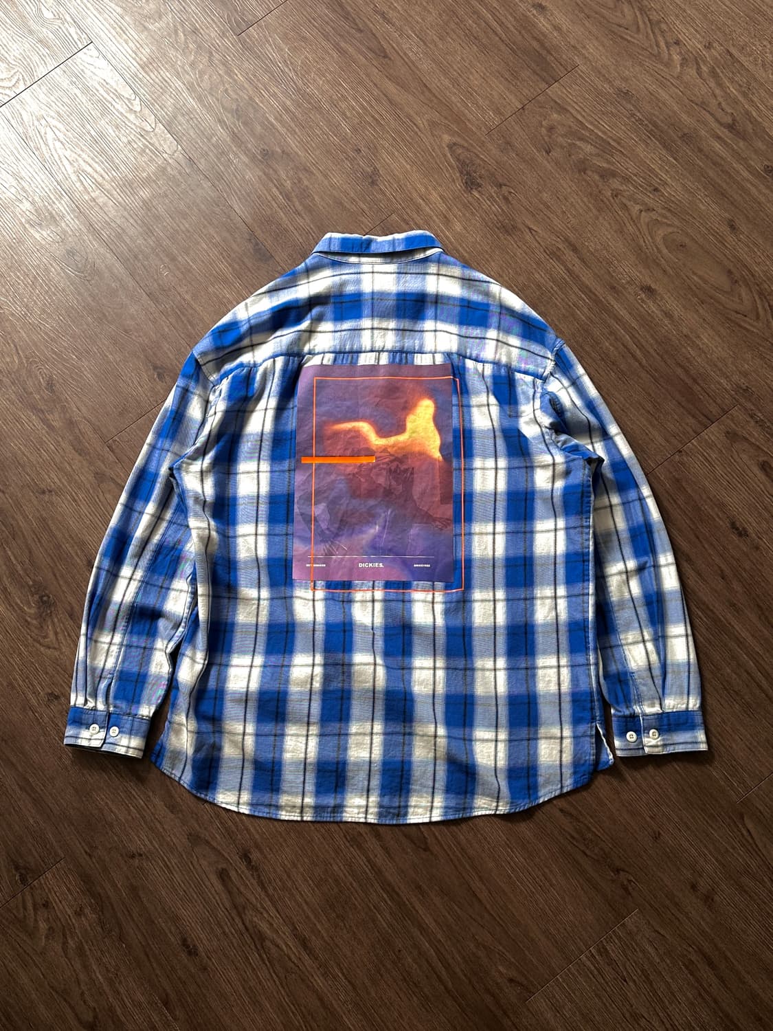 Dickies 앱스트랙트 프린트 체크 셔츠 상품이미지9