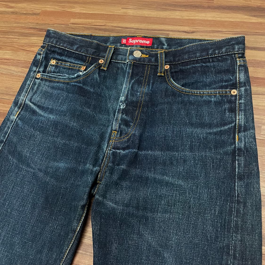 슈프림 미제 셀비지 스트레이트 일자 데님 청바지 32 (33) 상품이미지2
