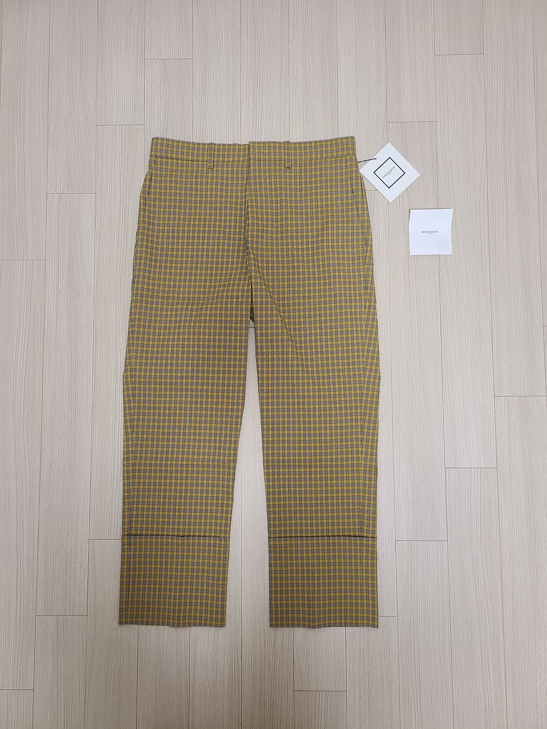 우영미 체크 턴업 팬츠 30 상품이미지1