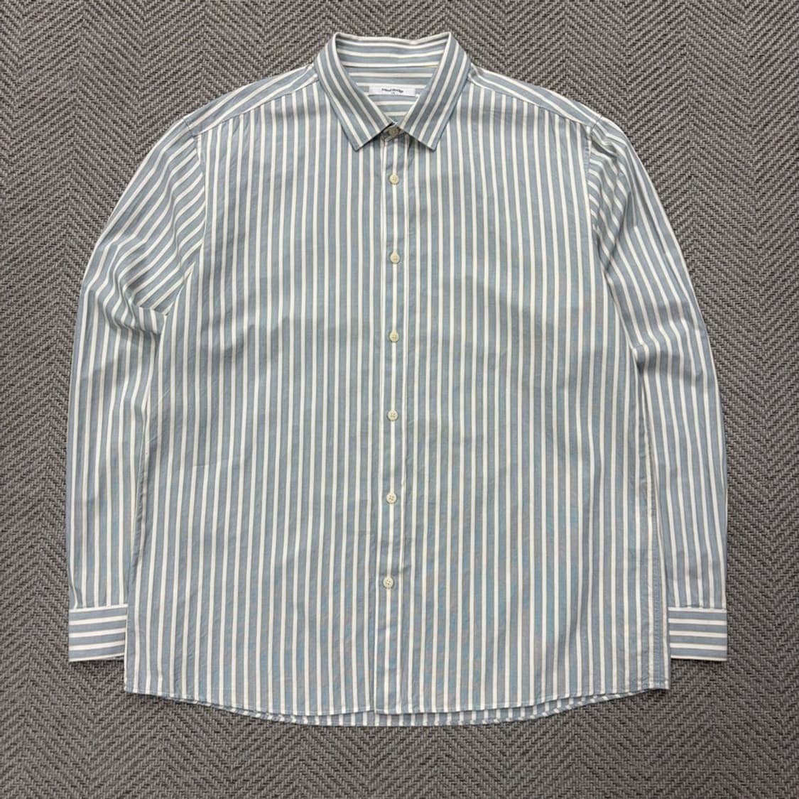 마인드브릿지 스트라이프 셔츠 v2743 상품이미지1