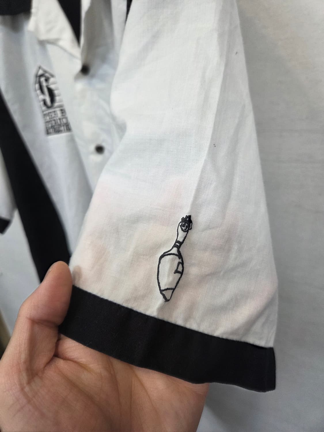 빈티지 usa 90s 미키마우스 프린팅 볼링 셔츠반팔 xl 상품이미지5