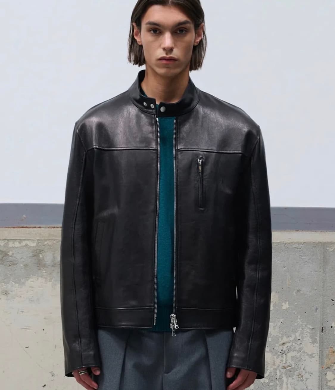 [L] 도프제이슨 프리미엄 램스킨 라이더자켓 상품이미지1