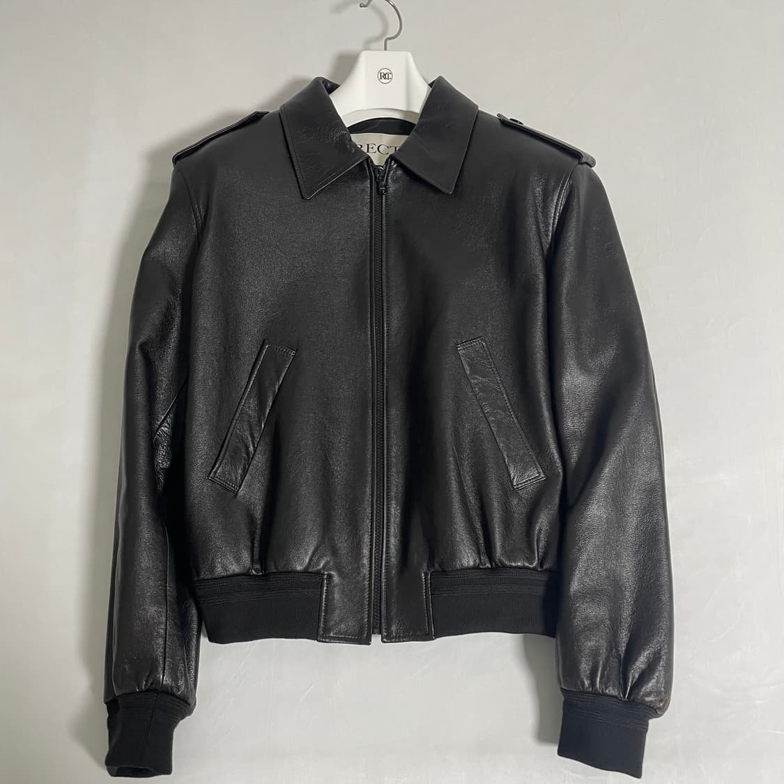 렉토 에폴렛 레더 자켓 상품이미지3