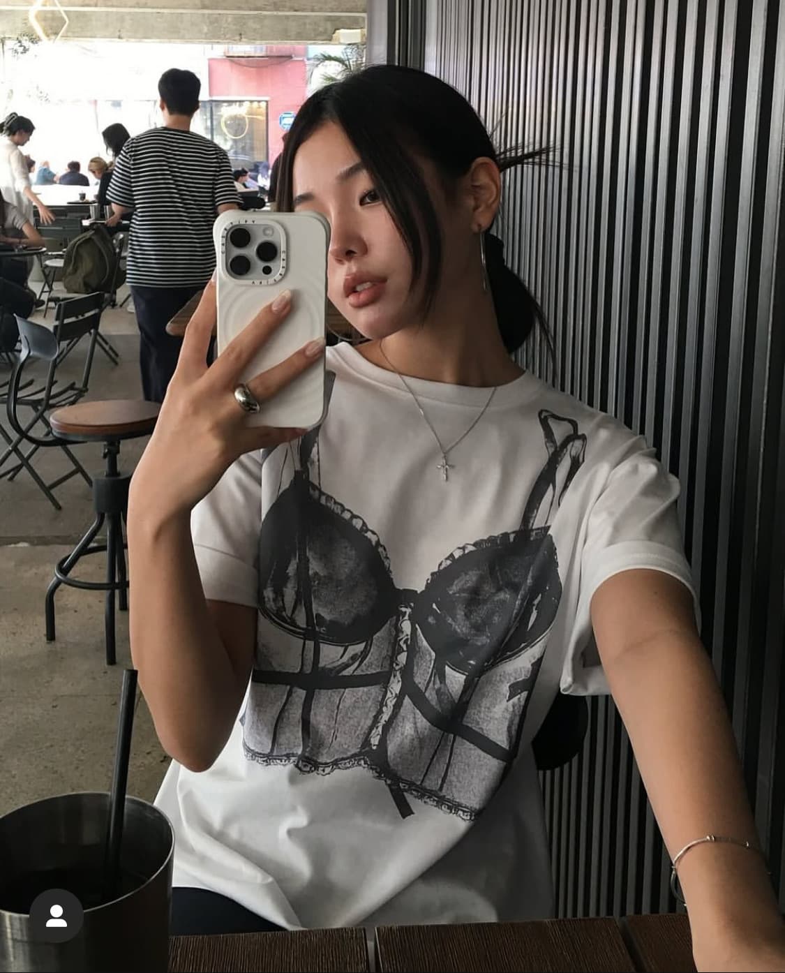 코르셋 반팔티셔츠 상품이미지1