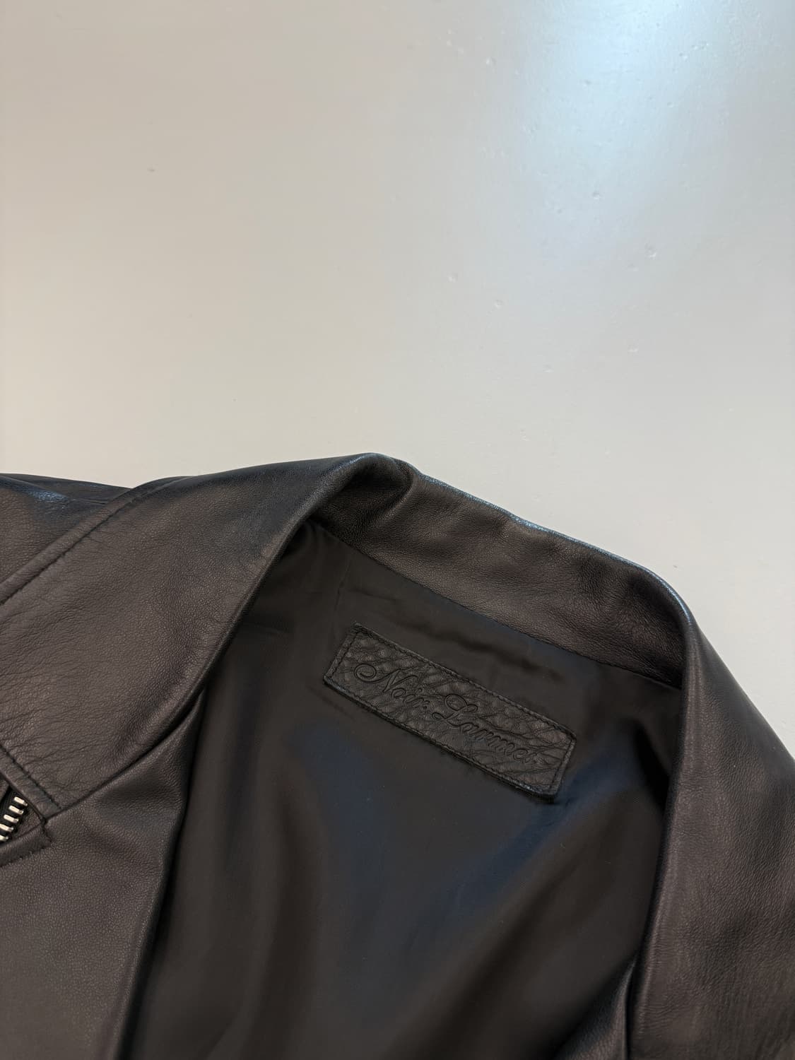 느와르 라르메스 양가죽 더블라이더 자켓 상품이미지5