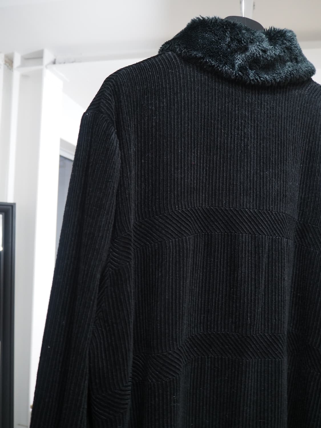 vintage fur trim corduroy coat  상품이미지6