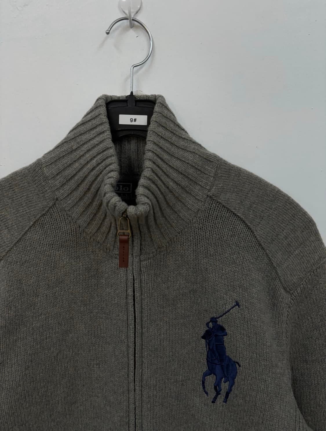 폴로 빅포니 투웨이 니트집업 S 상품이미지3