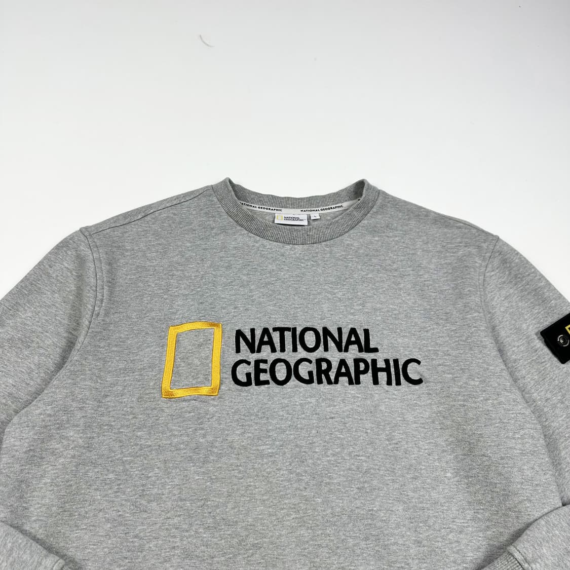 내셔널지오그래픽 (내셔널) 와펜 그레이 맨투맨 (L) 상품이미지1