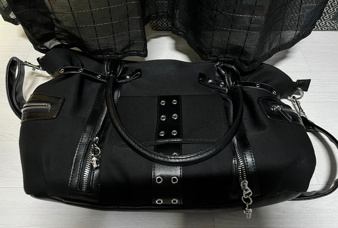 Lost Queen/BANNED 블랙 펑크스타일 가방 핸드백&크로스백 상품이미지1