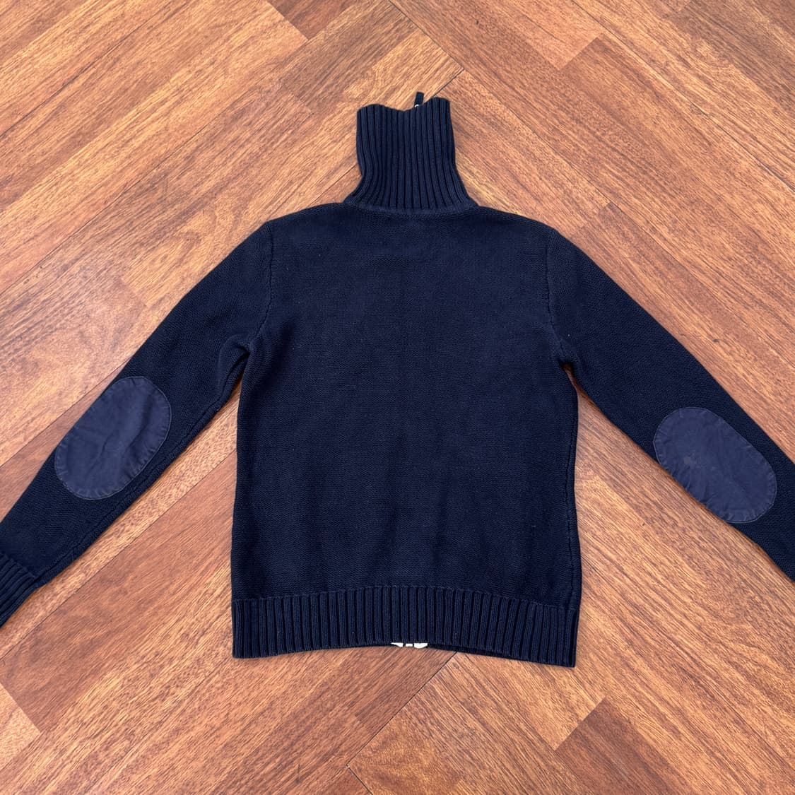 여성용 S 랄프로렌 로렌 클래식 로고 니트 집업  상품이미지2