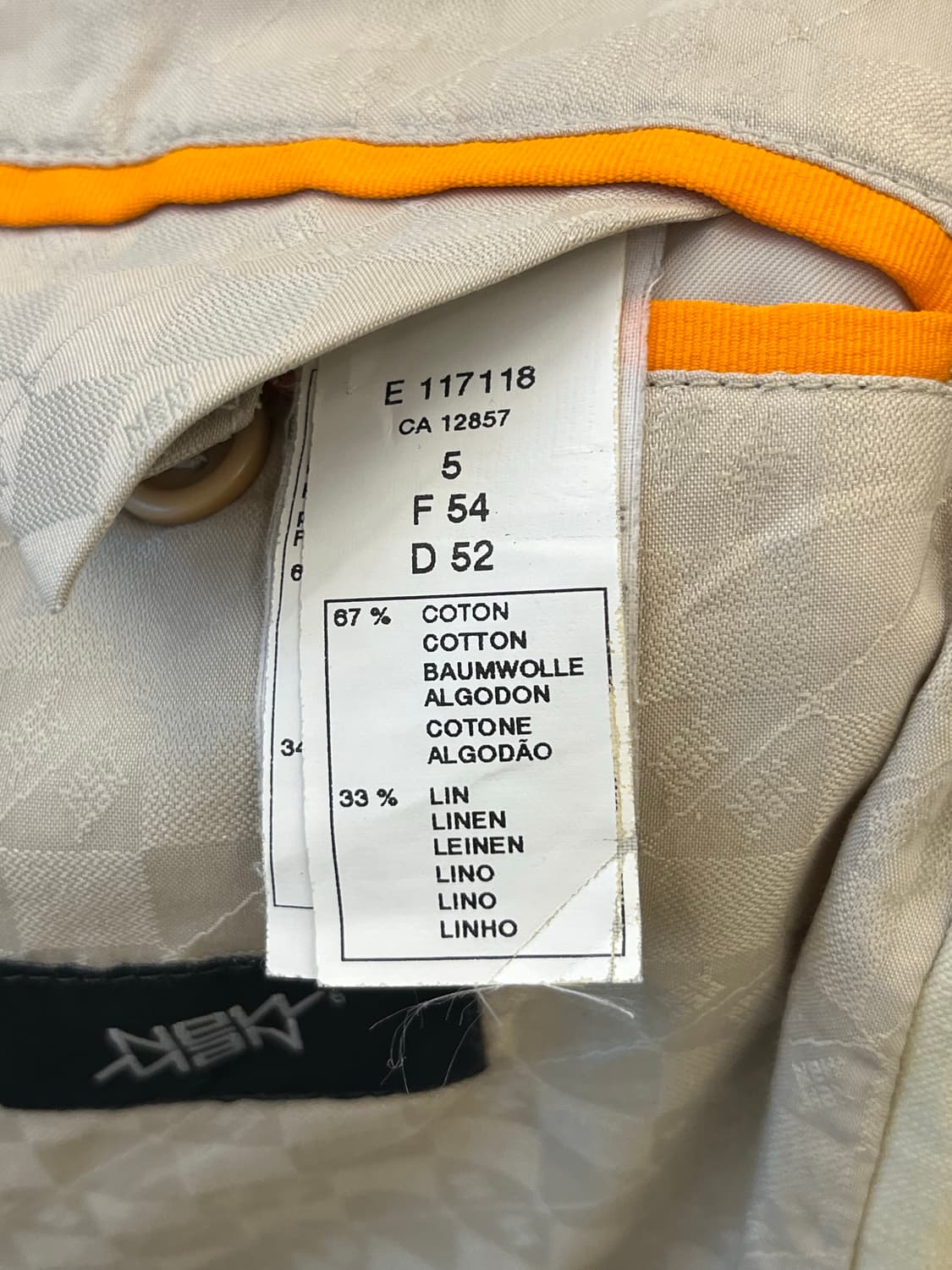 뉴 맨 린넨 블렌드 롱 블레이저 자켓 상품이미지9