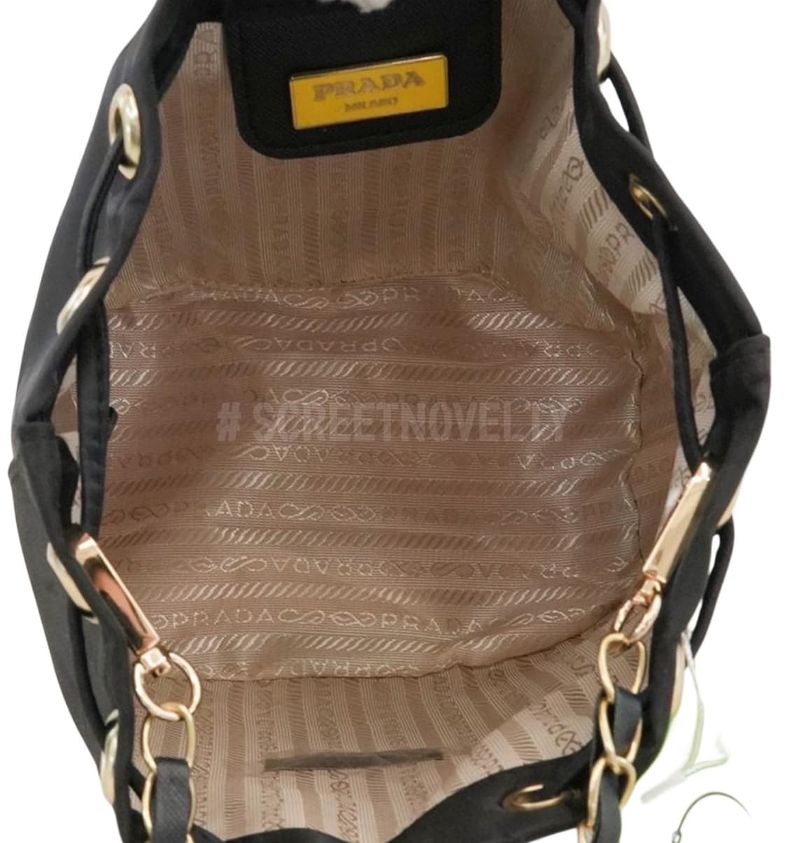 프라다뷰티 복조리 백 & 체인 세트 블랙 한정 할인 상품이미지10