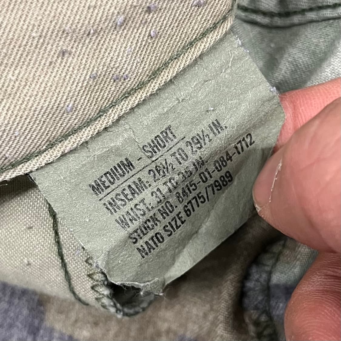 미군 우드랜드 BDU 팬츠 (M/S) 상품이미지5