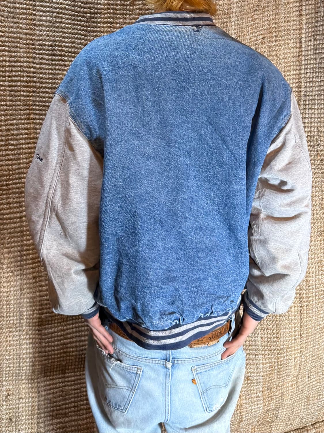 빈티지 데님 바시티 상품이미지4