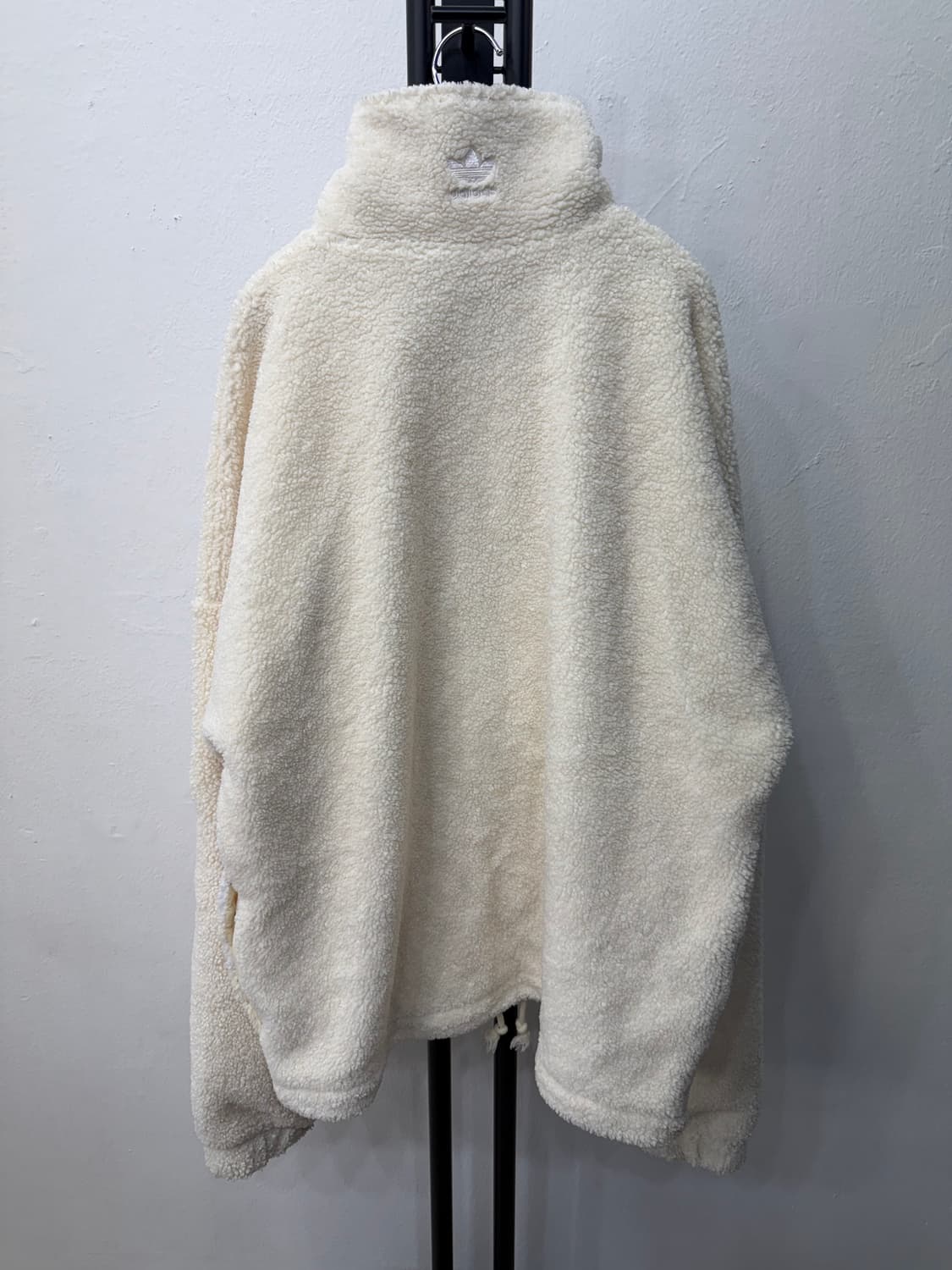 정품) 아디다스 남성 뽀글이 후리스 XXL 상품이미지5