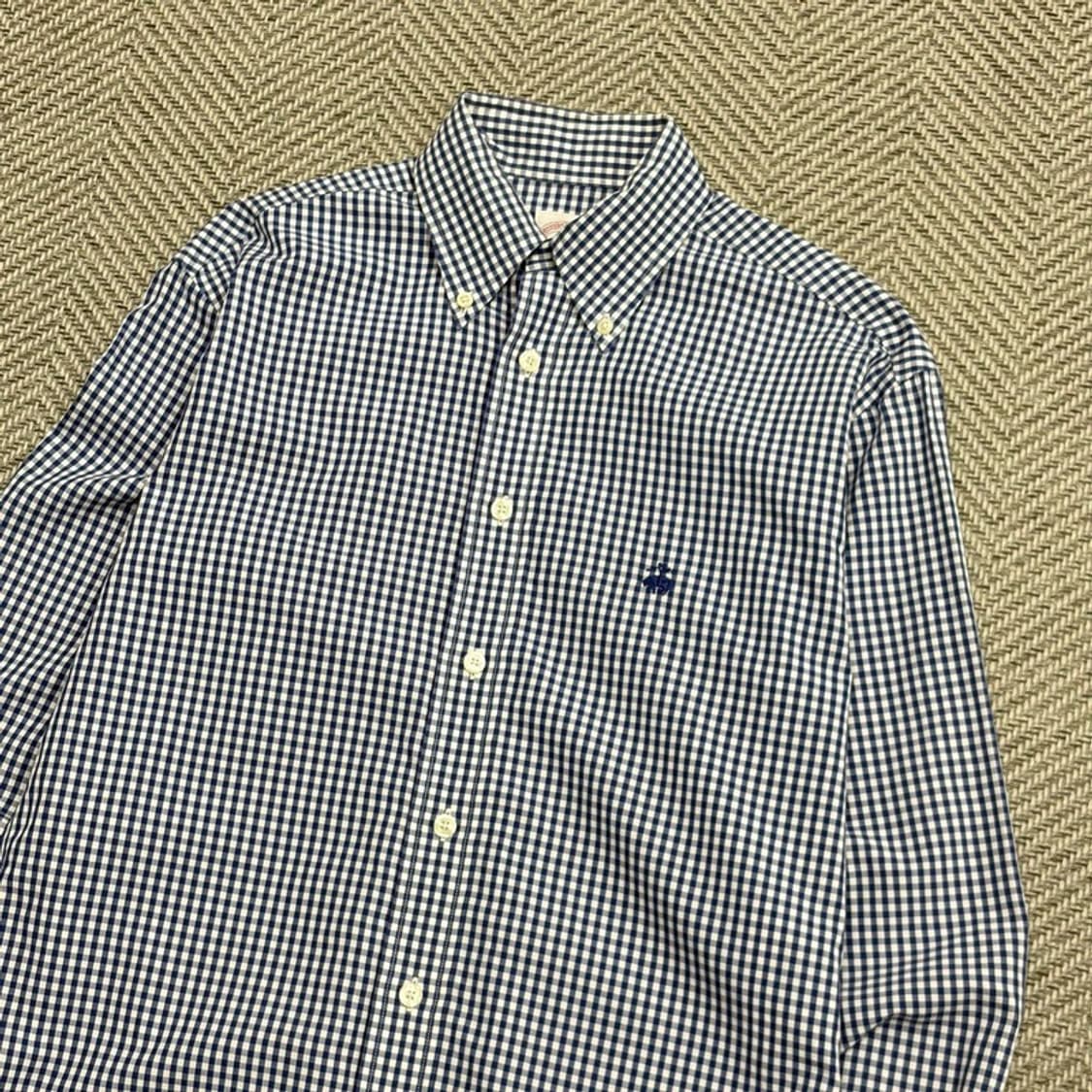브룩스브라더스 깅엄체크셔츠 v1562 상품이미지3