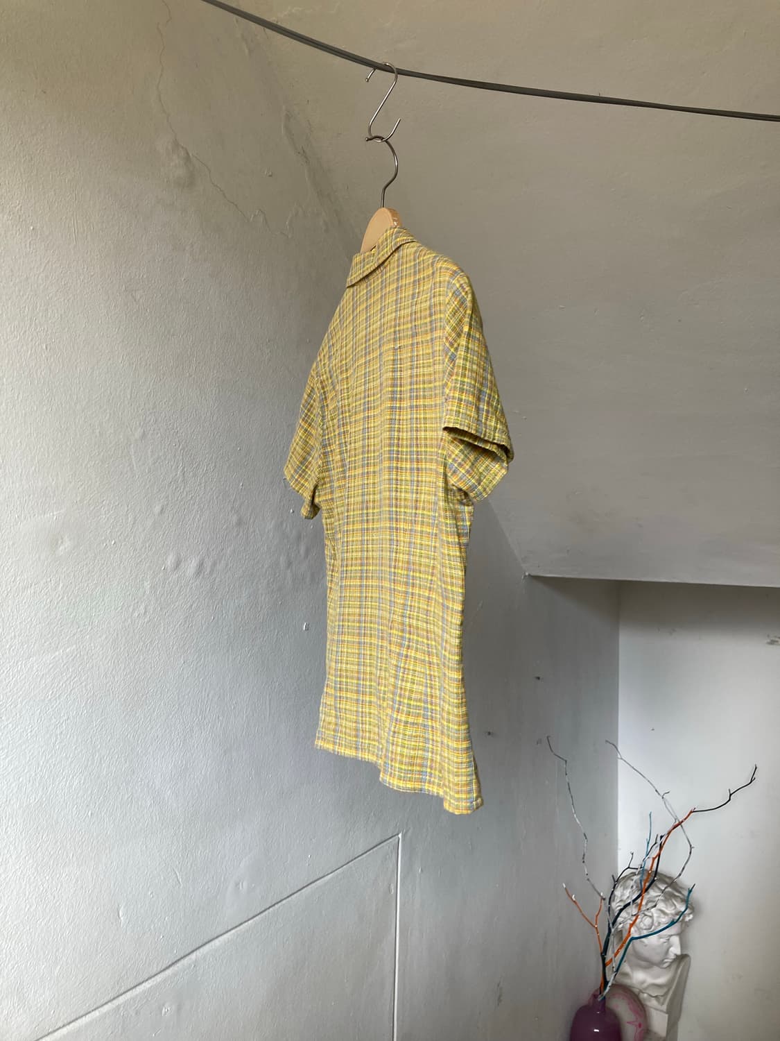 y2k 웨스턴 거즈 코튼 셔츠 상품이미지7