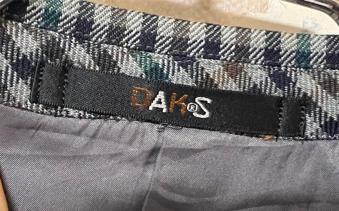 DAKS 닥스 클래식 남자 정장자켓 춘추 체크 블레이저 일본 L 100  상품이미지3