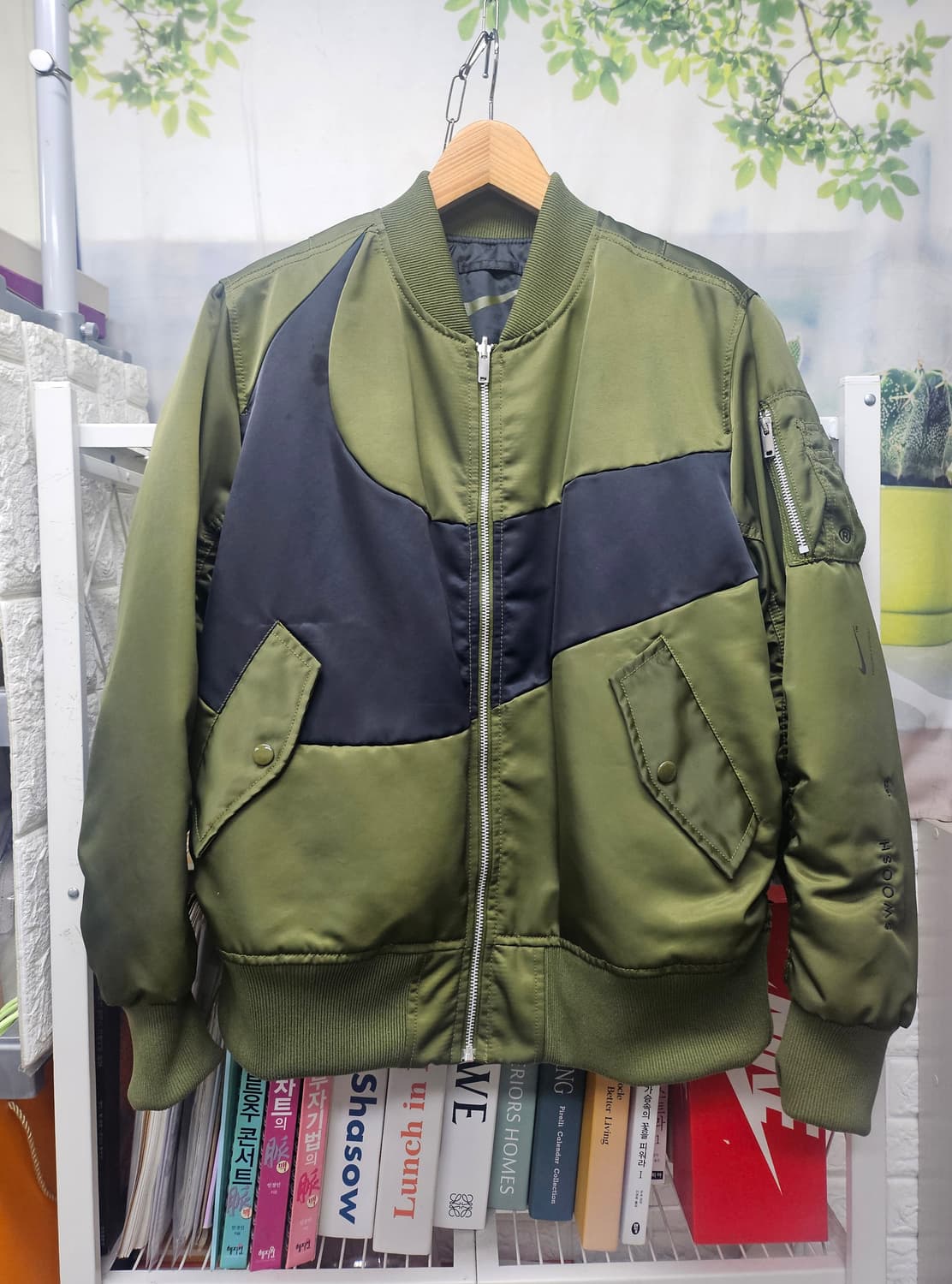 나이키 빅스우시 항공패딩점퍼 105 써마핏 양면 봄버자켓 블루종 XD42 상품이미지1